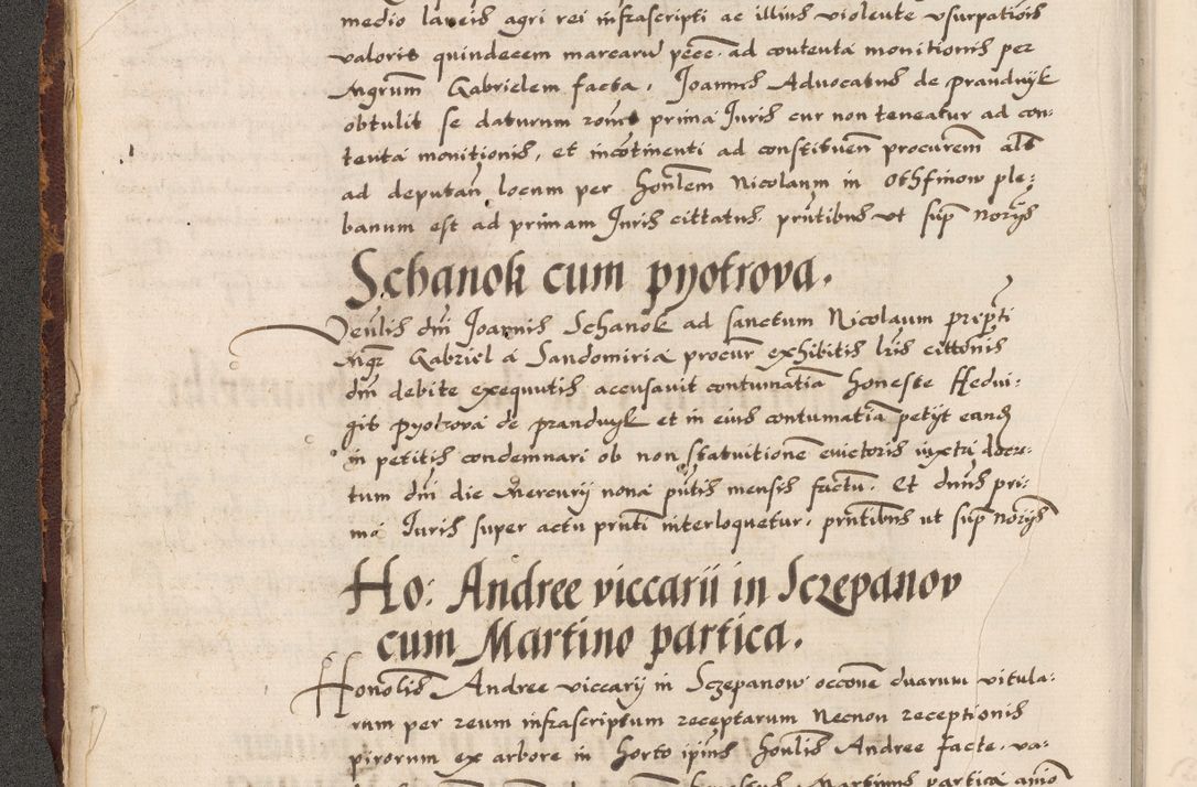 Zdjęcie nr 196 dla obiektu archiwalnego: Acta causarum, obligacionum, sentenciarum tam interlocutoriarum quam diffinitivarum constitutionumque coram reverendo patre domino Petro Porembski canonico et officiali generali Cracoviensi de anno Domini millesimo quingentesimo quadragesimo nono, cuius indictio septima, pontificatus sanctissimi in Christo patris et domini nostri domini Pauli divina providencia tercii, anno ipsius nacionis Pauli pape terciii die tercia mensis Novembris inchoatur