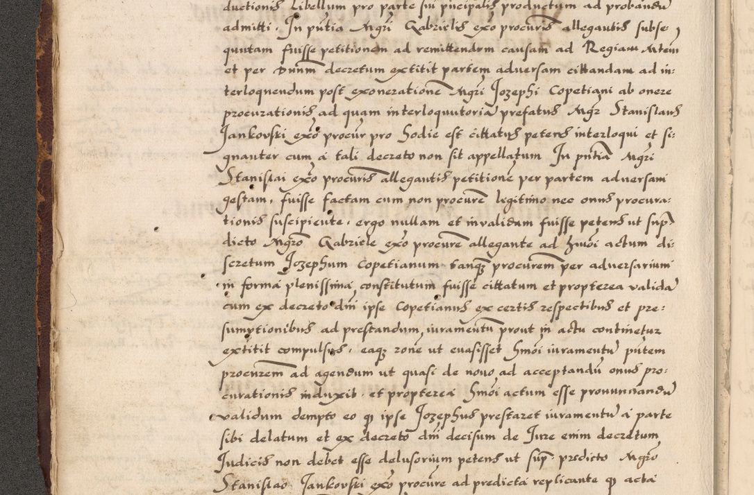 Zdjęcie nr 197 dla obiektu archiwalnego: Acta causarum, obligacionum, sentenciarum tam interlocutoriarum quam diffinitivarum constitutionumque coram reverendo patre domino Petro Porembski canonico et officiali generali Cracoviensi de anno Domini millesimo quingentesimo quadragesimo nono, cuius indictio septima, pontificatus sanctissimi in Christo patris et domini nostri domini Pauli divina providencia tercii, anno ipsius nacionis Pauli pape terciii die tercia mensis Novembris inchoatur