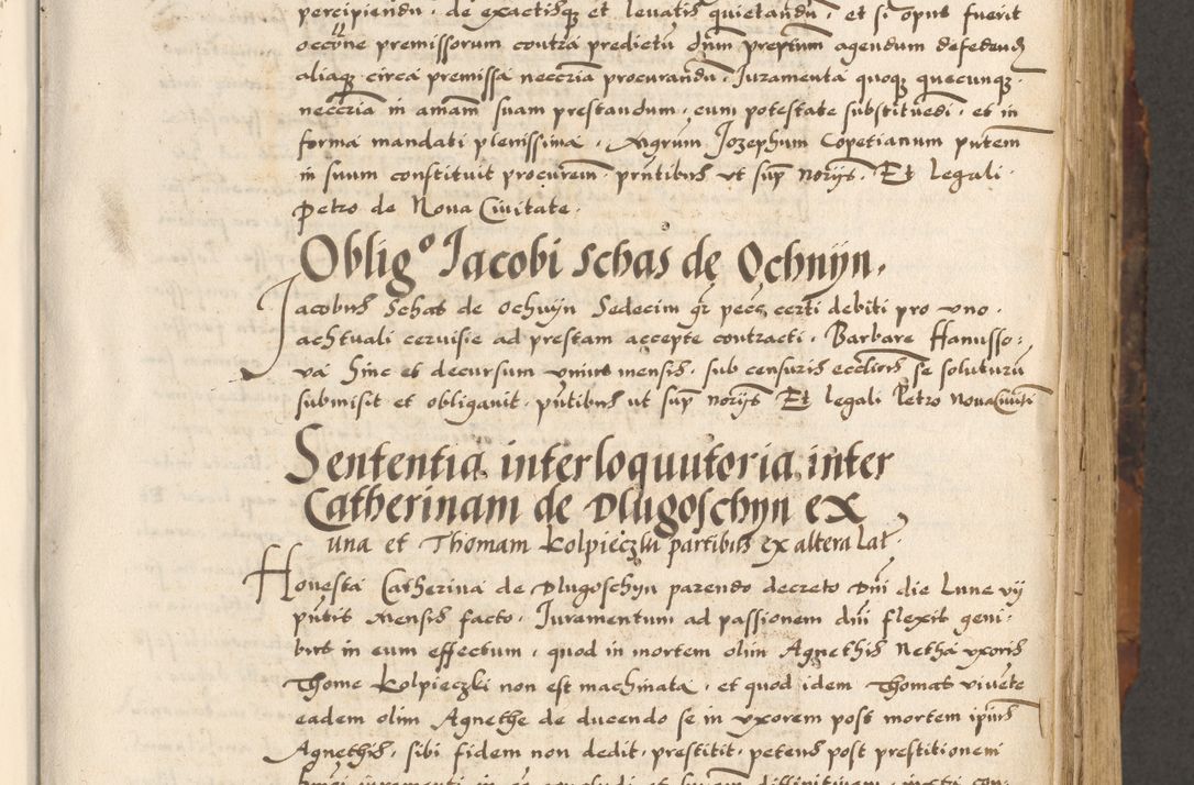 Zdjęcie nr 200 dla obiektu archiwalnego: Acta causarum, obligacionum, sentenciarum tam interlocutoriarum quam diffinitivarum constitutionumque coram reverendo patre domino Petro Porembski canonico et officiali generali Cracoviensi de anno Domini millesimo quingentesimo quadragesimo nono, cuius indictio septima, pontificatus sanctissimi in Christo patris et domini nostri domini Pauli divina providencia tercii, anno ipsius nacionis Pauli pape terciii die tercia mensis Novembris inchoatur