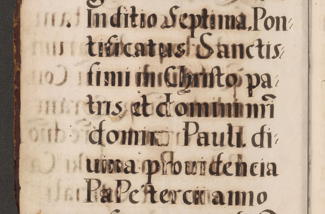 Zdjęcie nr 205 dla obiektu archiwalnego: Acta causarum, obligacionum, sentenciarum tam interlocutoriarum quam diffinitivarum constitutionumque coram reverendo patre domino Petro Porembski canonico et officiali generali Cracoviensi de anno Domini millesimo quingentesimo quadragesimo nono, cuius indictio septima, pontificatus sanctissimi in Christo patris et domini nostri domini Pauli divina providencia tercii, anno ipsius nacionis Pauli pape terciii die tercia mensis Novembris inchoatur