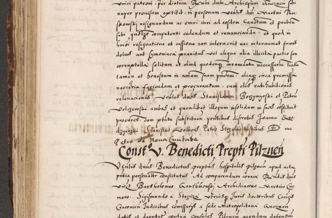 Zdjęcie nr 206 dla obiektu archiwalnego: Acta causarum, obligacionum, sentenciarum tam interlocutoriarum quam diffinitivarum constitutionumque coram reverendo patre domino Petro Porembski canonico et officiali generali Cracoviensi de anno Domini millesimo quingentesimo quadragesimo nono, cuius indictio septima, pontificatus sanctissimi in Christo patris et domini nostri domini Pauli divina providencia tercii, anno ipsius nacionis Pauli pape terciii die tercia mensis Novembris inchoatur