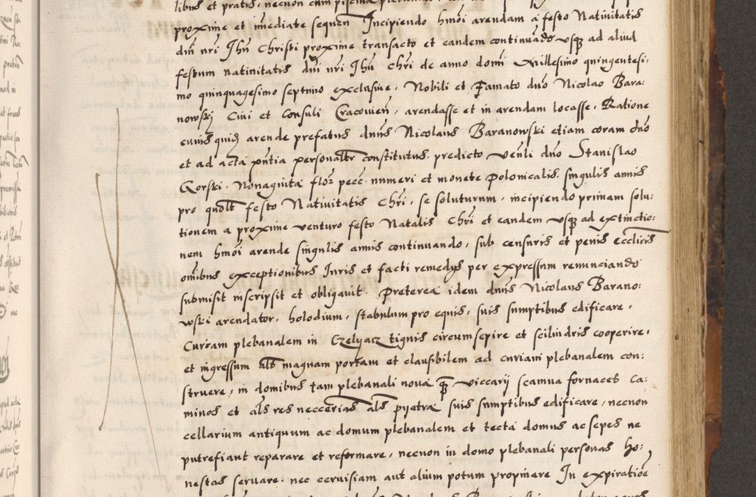 Zdjęcie nr 210 dla obiektu archiwalnego: Acta causarum, obligacionum, sentenciarum tam interlocutoriarum quam diffinitivarum constitutionumque coram reverendo patre domino Petro Porembski canonico et officiali generali Cracoviensi de anno Domini millesimo quingentesimo quadragesimo nono, cuius indictio septima, pontificatus sanctissimi in Christo patris et domini nostri domini Pauli divina providencia tercii, anno ipsius nacionis Pauli pape terciii die tercia mensis Novembris inchoatur