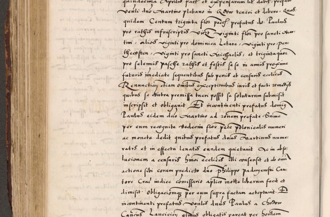 Zdjęcie nr 214 dla obiektu archiwalnego: Acta causarum, obligacionum, sentenciarum tam interlocutoriarum quam diffinitivarum constitutionumque coram reverendo patre domino Petro Porembski canonico et officiali generali Cracoviensi de anno Domini millesimo quingentesimo quadragesimo nono, cuius indictio septima, pontificatus sanctissimi in Christo patris et domini nostri domini Pauli divina providencia tercii, anno ipsius nacionis Pauli pape terciii die tercia mensis Novembris inchoatur