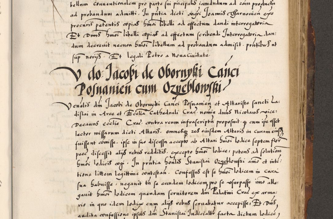 Zdjęcie nr 228 dla obiektu archiwalnego: Acta causarum, obligacionum, sentenciarum tam interlocutoriarum quam diffinitivarum constitutionumque coram reverendo patre domino Petro Porembski canonico et officiali generali Cracoviensi de anno Domini millesimo quingentesimo quadragesimo nono, cuius indictio septima, pontificatus sanctissimi in Christo patris et domini nostri domini Pauli divina providencia tercii, anno ipsius nacionis Pauli pape terciii die tercia mensis Novembris inchoatur