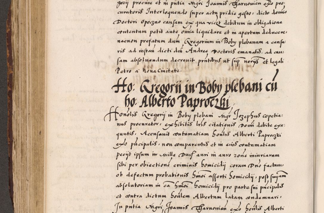 Zdjęcie nr 231 dla obiektu archiwalnego: Acta causarum, obligacionum, sentenciarum tam interlocutoriarum quam diffinitivarum constitutionumque coram reverendo patre domino Petro Porembski canonico et officiali generali Cracoviensi de anno Domini millesimo quingentesimo quadragesimo nono, cuius indictio septima, pontificatus sanctissimi in Christo patris et domini nostri domini Pauli divina providencia tercii, anno ipsius nacionis Pauli pape terciii die tercia mensis Novembris inchoatur