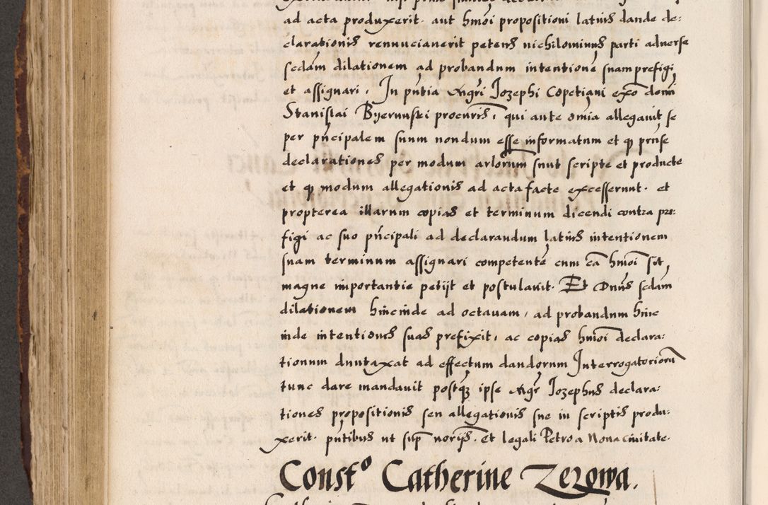 Zdjęcie nr 229 dla obiektu archiwalnego: Acta causarum, obligacionum, sentenciarum tam interlocutoriarum quam diffinitivarum constitutionumque coram reverendo patre domino Petro Porembski canonico et officiali generali Cracoviensi de anno Domini millesimo quingentesimo quadragesimo nono, cuius indictio septima, pontificatus sanctissimi in Christo patris et domini nostri domini Pauli divina providencia tercii, anno ipsius nacionis Pauli pape terciii die tercia mensis Novembris inchoatur