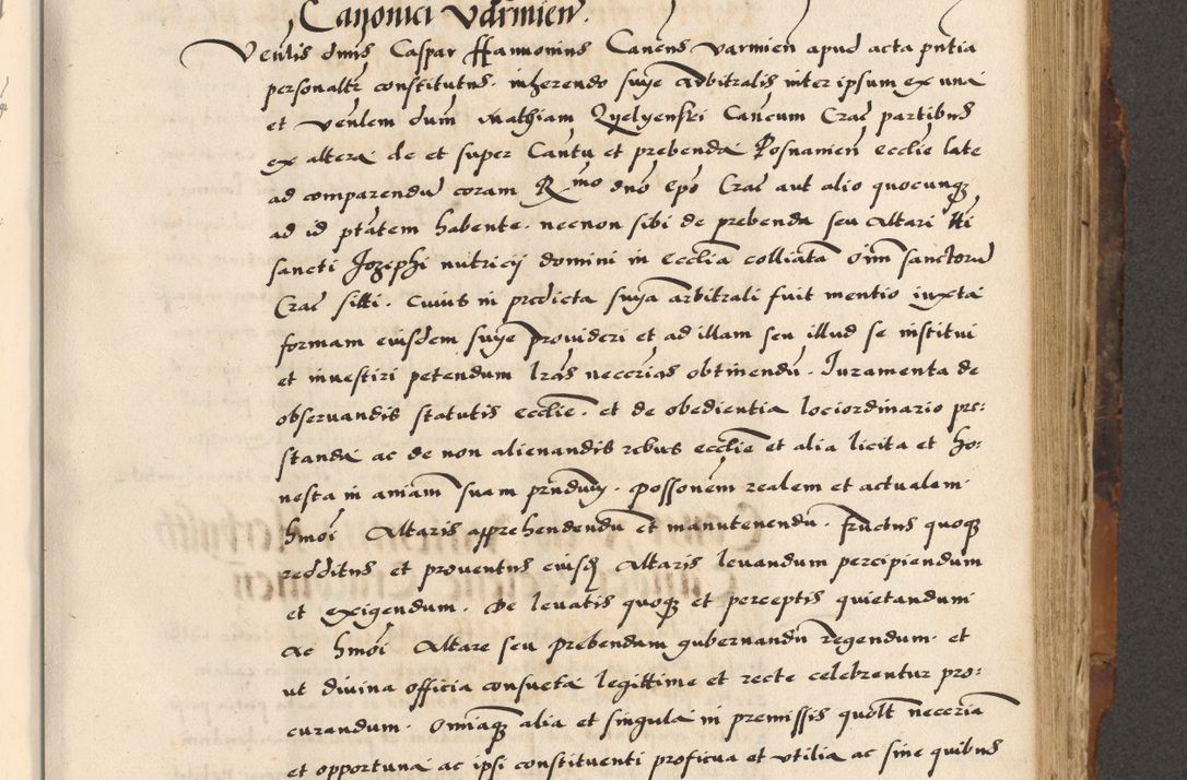 Zdjęcie nr 239 dla obiektu archiwalnego: Acta causarum, obligacionum, sentenciarum tam interlocutoriarum quam diffinitivarum constitutionumque coram reverendo patre domino Petro Porembski canonico et officiali generali Cracoviensi de anno Domini millesimo quingentesimo quadragesimo nono, cuius indictio septima, pontificatus sanctissimi in Christo patris et domini nostri domini Pauli divina providencia tercii, anno ipsius nacionis Pauli pape terciii die tercia mensis Novembris inchoatur