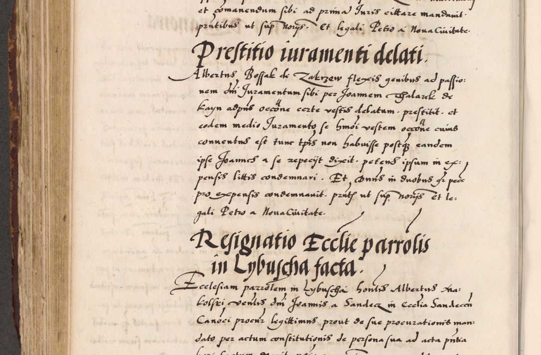 Zdjęcie nr 241 dla obiektu archiwalnego: Acta causarum, obligacionum, sentenciarum tam interlocutoriarum quam diffinitivarum constitutionumque coram reverendo patre domino Petro Porembski canonico et officiali generali Cracoviensi de anno Domini millesimo quingentesimo quadragesimo nono, cuius indictio septima, pontificatus sanctissimi in Christo patris et domini nostri domini Pauli divina providencia tercii, anno ipsius nacionis Pauli pape terciii die tercia mensis Novembris inchoatur