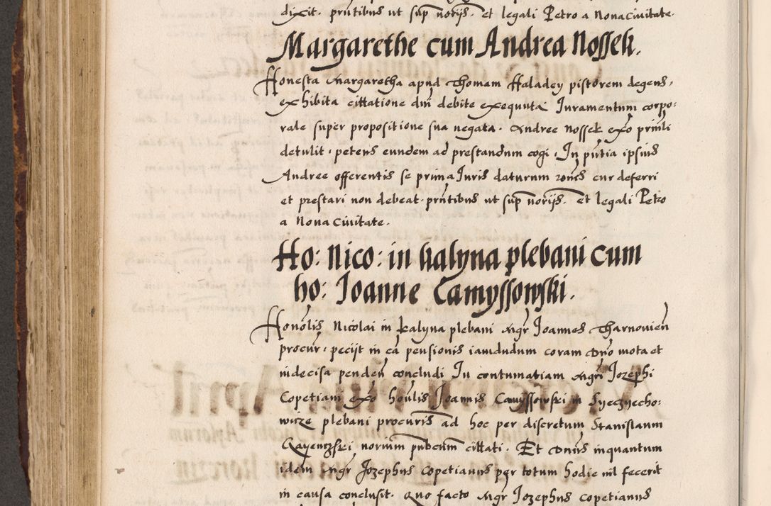 Zdjęcie nr 244 dla obiektu archiwalnego: Acta causarum, obligacionum, sentenciarum tam interlocutoriarum quam diffinitivarum constitutionumque coram reverendo patre domino Petro Porembski canonico et officiali generali Cracoviensi de anno Domini millesimo quingentesimo quadragesimo nono, cuius indictio septima, pontificatus sanctissimi in Christo patris et domini nostri domini Pauli divina providencia tercii, anno ipsius nacionis Pauli pape terciii die tercia mensis Novembris inchoatur