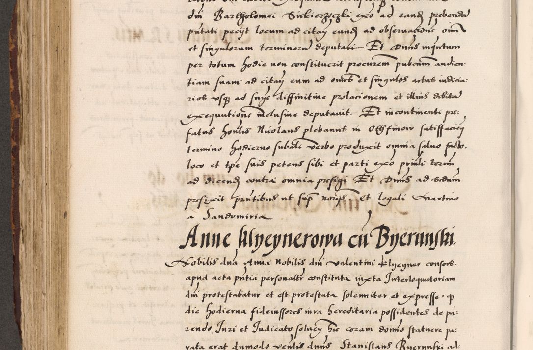 Zdjęcie nr 249 dla obiektu archiwalnego: Acta causarum, obligacionum, sentenciarum tam interlocutoriarum quam diffinitivarum constitutionumque coram reverendo patre domino Petro Porembski canonico et officiali generali Cracoviensi de anno Domini millesimo quingentesimo quadragesimo nono, cuius indictio septima, pontificatus sanctissimi in Christo patris et domini nostri domini Pauli divina providencia tercii, anno ipsius nacionis Pauli pape terciii die tercia mensis Novembris inchoatur