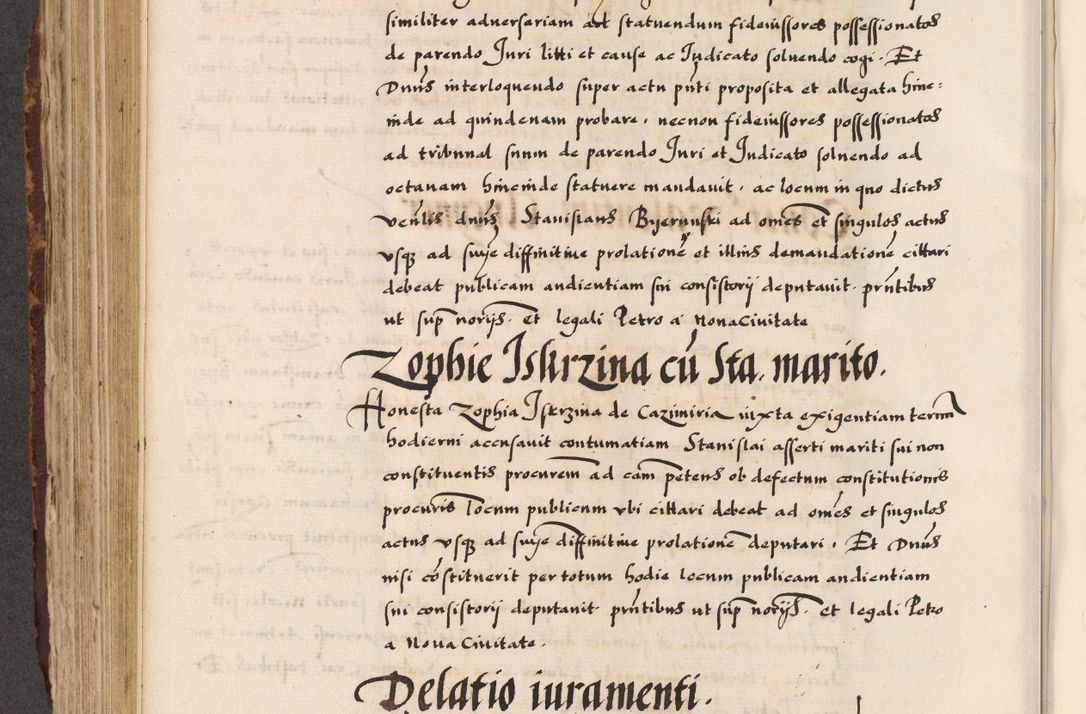 Zdjęcie nr 264 dla obiektu archiwalnego: Acta causarum, obligacionum, sentenciarum tam interlocutoriarum quam diffinitivarum constitutionumque coram reverendo patre domino Petro Porembski canonico et officiali generali Cracoviensi de anno Domini millesimo quingentesimo quadragesimo nono, cuius indictio septima, pontificatus sanctissimi in Christo patris et domini nostri domini Pauli divina providencia tercii, anno ipsius nacionis Pauli pape terciii die tercia mensis Novembris inchoatur