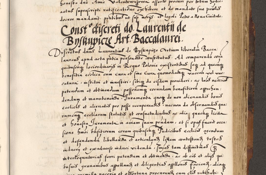 Zdjęcie nr 267 dla obiektu archiwalnego: Acta causarum, obligacionum, sentenciarum tam interlocutoriarum quam diffinitivarum constitutionumque coram reverendo patre domino Petro Porembski canonico et officiali generali Cracoviensi de anno Domini millesimo quingentesimo quadragesimo nono, cuius indictio septima, pontificatus sanctissimi in Christo patris et domini nostri domini Pauli divina providencia tercii, anno ipsius nacionis Pauli pape terciii die tercia mensis Novembris inchoatur