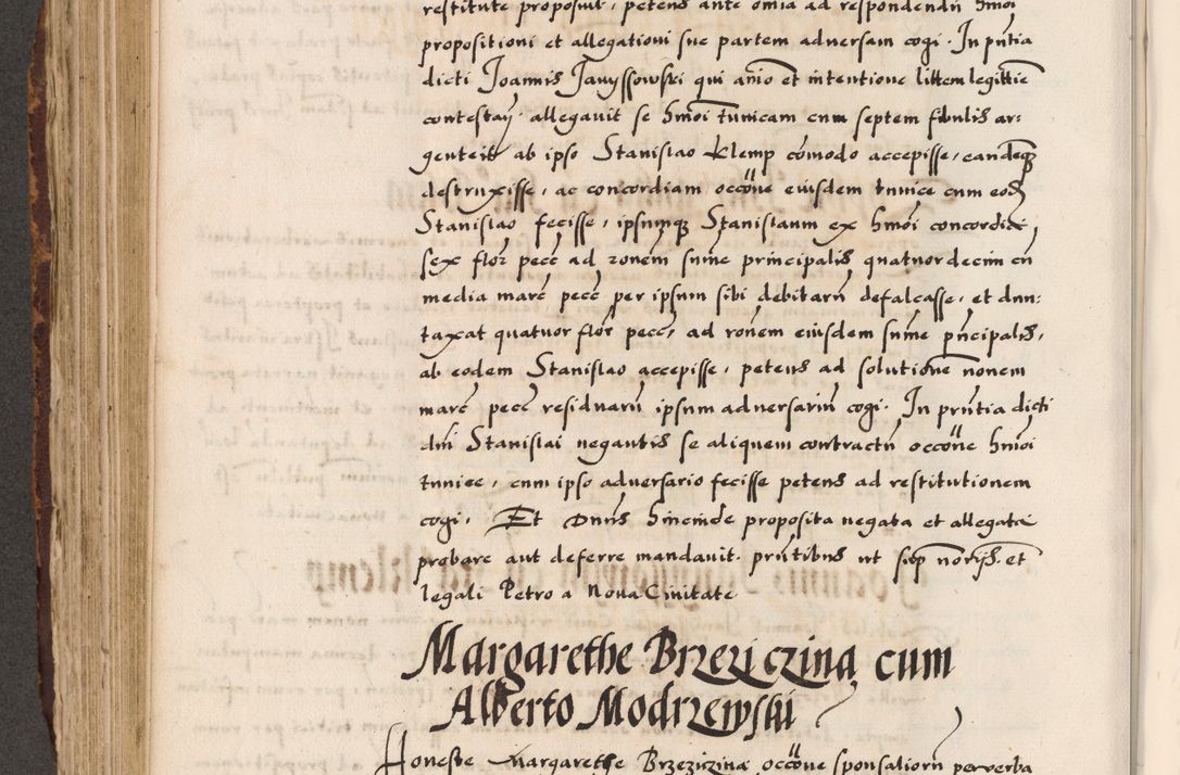 Zdjęcie nr 272 dla obiektu archiwalnego: Acta causarum, obligacionum, sentenciarum tam interlocutoriarum quam diffinitivarum constitutionumque coram reverendo patre domino Petro Porembski canonico et officiali generali Cracoviensi de anno Domini millesimo quingentesimo quadragesimo nono, cuius indictio septima, pontificatus sanctissimi in Christo patris et domini nostri domini Pauli divina providencia tercii, anno ipsius nacionis Pauli pape terciii die tercia mensis Novembris inchoatur