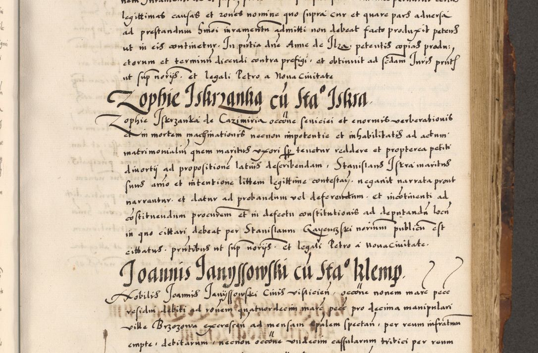 Zdjęcie nr 273 dla obiektu archiwalnego: Acta causarum, obligacionum, sentenciarum tam interlocutoriarum quam diffinitivarum constitutionumque coram reverendo patre domino Petro Porembski canonico et officiali generali Cracoviensi de anno Domini millesimo quingentesimo quadragesimo nono, cuius indictio septima, pontificatus sanctissimi in Christo patris et domini nostri domini Pauli divina providencia tercii, anno ipsius nacionis Pauli pape terciii die tercia mensis Novembris inchoatur