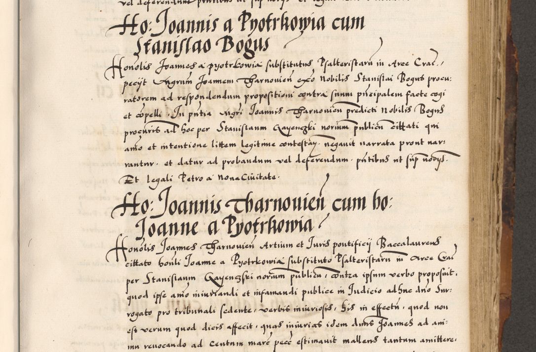 Zdjęcie nr 279 dla obiektu archiwalnego: Acta causarum, obligacionum, sentenciarum tam interlocutoriarum quam diffinitivarum constitutionumque coram reverendo patre domino Petro Porembski canonico et officiali generali Cracoviensi de anno Domini millesimo quingentesimo quadragesimo nono, cuius indictio septima, pontificatus sanctissimi in Christo patris et domini nostri domini Pauli divina providencia tercii, anno ipsius nacionis Pauli pape terciii die tercia mensis Novembris inchoatur