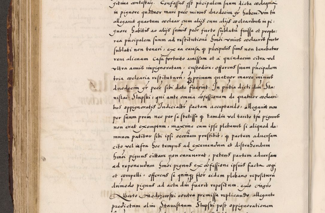Zdjęcie nr 280 dla obiektu archiwalnego: Acta causarum, obligacionum, sentenciarum tam interlocutoriarum quam diffinitivarum constitutionumque coram reverendo patre domino Petro Porembski canonico et officiali generali Cracoviensi de anno Domini millesimo quingentesimo quadragesimo nono, cuius indictio septima, pontificatus sanctissimi in Christo patris et domini nostri domini Pauli divina providencia tercii, anno ipsius nacionis Pauli pape terciii die tercia mensis Novembris inchoatur