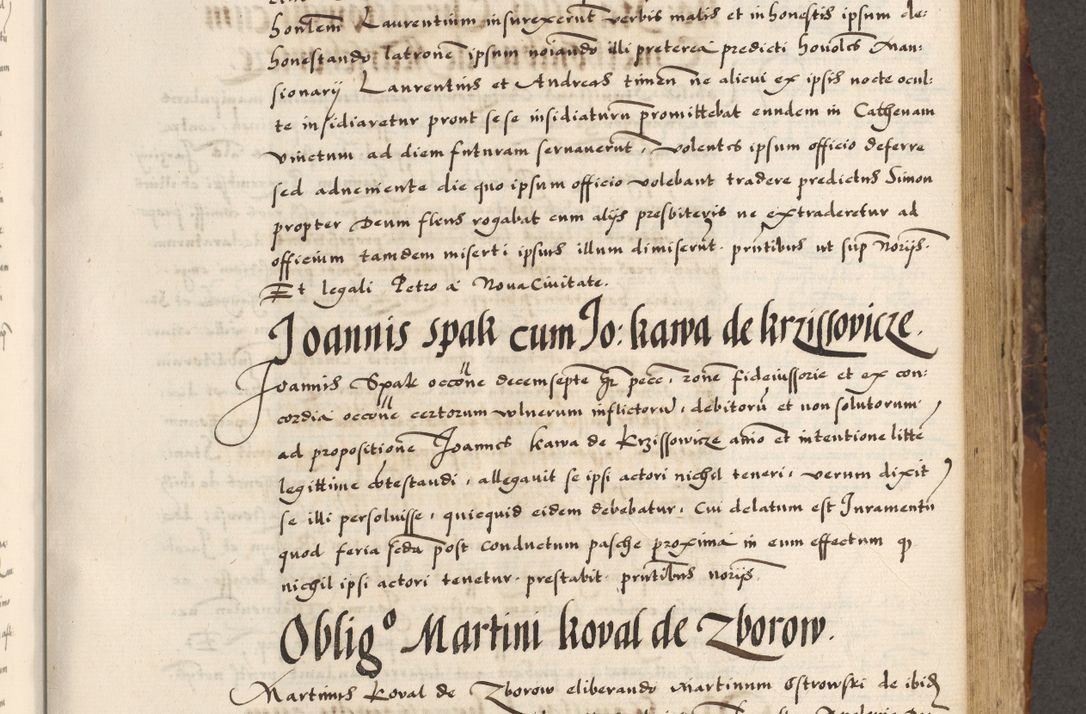 Zdjęcie nr 309 dla obiektu archiwalnego: Acta causarum, obligacionum, sentenciarum tam interlocutoriarum quam diffinitivarum constitutionumque coram reverendo patre domino Petro Porembski canonico et officiali generali Cracoviensi de anno Domini millesimo quingentesimo quadragesimo nono, cuius indictio septima, pontificatus sanctissimi in Christo patris et domini nostri domini Pauli divina providencia tercii, anno ipsius nacionis Pauli pape terciii die tercia mensis Novembris inchoatur