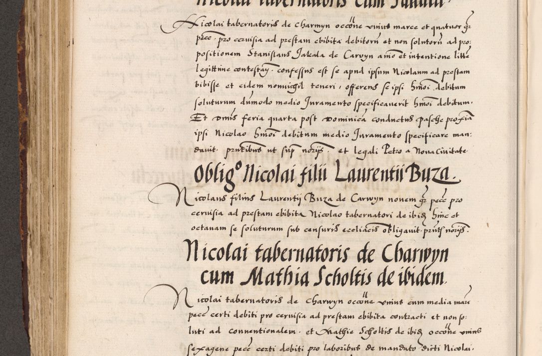 Zdjęcie nr 311 dla obiektu archiwalnego: Acta causarum, obligacionum, sentenciarum tam interlocutoriarum quam diffinitivarum constitutionumque coram reverendo patre domino Petro Porembski canonico et officiali generali Cracoviensi de anno Domini millesimo quingentesimo quadragesimo nono, cuius indictio septima, pontificatus sanctissimi in Christo patris et domini nostri domini Pauli divina providencia tercii, anno ipsius nacionis Pauli pape terciii die tercia mensis Novembris inchoatur