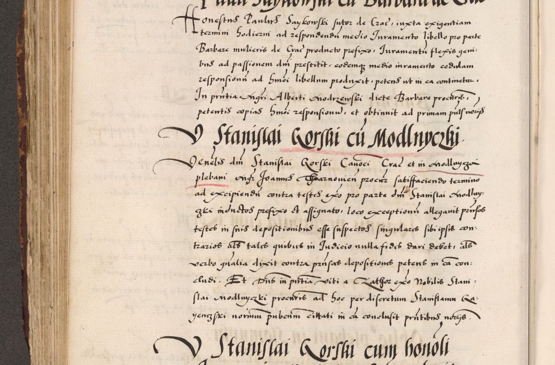 Zdjęcie nr 313 dla obiektu archiwalnego: Acta causarum, obligacionum, sentenciarum tam interlocutoriarum quam diffinitivarum constitutionumque coram reverendo patre domino Petro Porembski canonico et officiali generali Cracoviensi de anno Domini millesimo quingentesimo quadragesimo nono, cuius indictio septima, pontificatus sanctissimi in Christo patris et domini nostri domini Pauli divina providencia tercii, anno ipsius nacionis Pauli pape terciii die tercia mensis Novembris inchoatur