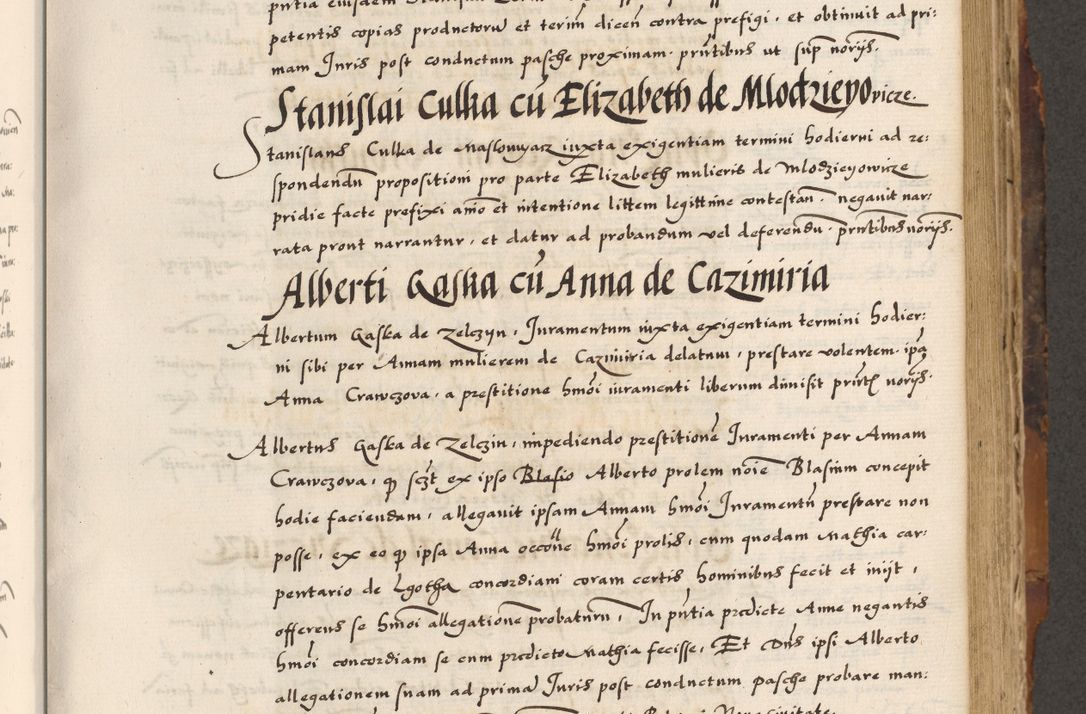 Zdjęcie nr 322 dla obiektu archiwalnego: Acta causarum, obligacionum, sentenciarum tam interlocutoriarum quam diffinitivarum constitutionumque coram reverendo patre domino Petro Porembski canonico et officiali generali Cracoviensi de anno Domini millesimo quingentesimo quadragesimo nono, cuius indictio septima, pontificatus sanctissimi in Christo patris et domini nostri domini Pauli divina providencia tercii, anno ipsius nacionis Pauli pape terciii die tercia mensis Novembris inchoatur