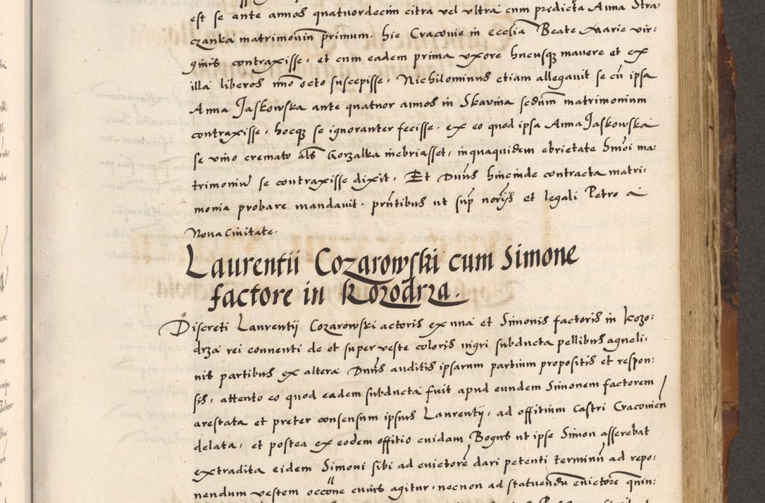 Zdjęcie nr 323 dla obiektu archiwalnego: Acta causarum, obligacionum, sentenciarum tam interlocutoriarum quam diffinitivarum constitutionumque coram reverendo patre domino Petro Porembski canonico et officiali generali Cracoviensi de anno Domini millesimo quingentesimo quadragesimo nono, cuius indictio septima, pontificatus sanctissimi in Christo patris et domini nostri domini Pauli divina providencia tercii, anno ipsius nacionis Pauli pape terciii die tercia mensis Novembris inchoatur