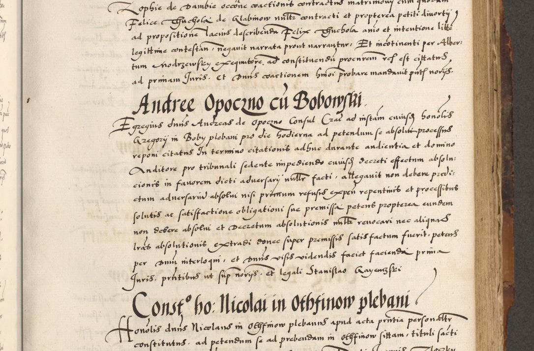 Zdjęcie nr 327 dla obiektu archiwalnego: Acta causarum, obligacionum, sentenciarum tam interlocutoriarum quam diffinitivarum constitutionumque coram reverendo patre domino Petro Porembski canonico et officiali generali Cracoviensi de anno Domini millesimo quingentesimo quadragesimo nono, cuius indictio septima, pontificatus sanctissimi in Christo patris et domini nostri domini Pauli divina providencia tercii, anno ipsius nacionis Pauli pape terciii die tercia mensis Novembris inchoatur