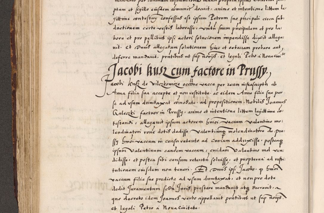Zdjęcie nr 329 dla obiektu archiwalnego: Acta causarum, obligacionum, sentenciarum tam interlocutoriarum quam diffinitivarum constitutionumque coram reverendo patre domino Petro Porembski canonico et officiali generali Cracoviensi de anno Domini millesimo quingentesimo quadragesimo nono, cuius indictio septima, pontificatus sanctissimi in Christo patris et domini nostri domini Pauli divina providencia tercii, anno ipsius nacionis Pauli pape terciii die tercia mensis Novembris inchoatur