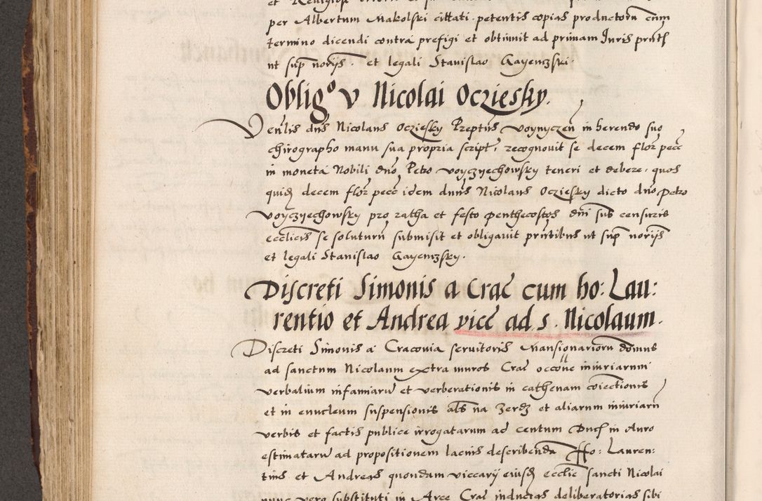 Zdjęcie nr 328 dla obiektu archiwalnego: Acta causarum, obligacionum, sentenciarum tam interlocutoriarum quam diffinitivarum constitutionumque coram reverendo patre domino Petro Porembski canonico et officiali generali Cracoviensi de anno Domini millesimo quingentesimo quadragesimo nono, cuius indictio septima, pontificatus sanctissimi in Christo patris et domini nostri domini Pauli divina providencia tercii, anno ipsius nacionis Pauli pape terciii die tercia mensis Novembris inchoatur