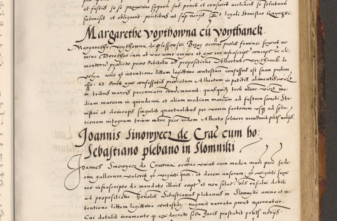 Zdjęcie nr 330 dla obiektu archiwalnego: Acta causarum, obligacionum, sentenciarum tam interlocutoriarum quam diffinitivarum constitutionumque coram reverendo patre domino Petro Porembski canonico et officiali generali Cracoviensi de anno Domini millesimo quingentesimo quadragesimo nono, cuius indictio septima, pontificatus sanctissimi in Christo patris et domini nostri domini Pauli divina providencia tercii, anno ipsius nacionis Pauli pape terciii die tercia mensis Novembris inchoatur