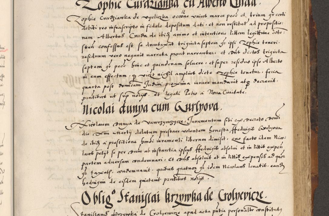 Zdjęcie nr 331 dla obiektu archiwalnego: Acta causarum, obligacionum, sentenciarum tam interlocutoriarum quam diffinitivarum constitutionumque coram reverendo patre domino Petro Porembski canonico et officiali generali Cracoviensi de anno Domini millesimo quingentesimo quadragesimo nono, cuius indictio septima, pontificatus sanctissimi in Christo patris et domini nostri domini Pauli divina providencia tercii, anno ipsius nacionis Pauli pape terciii die tercia mensis Novembris inchoatur