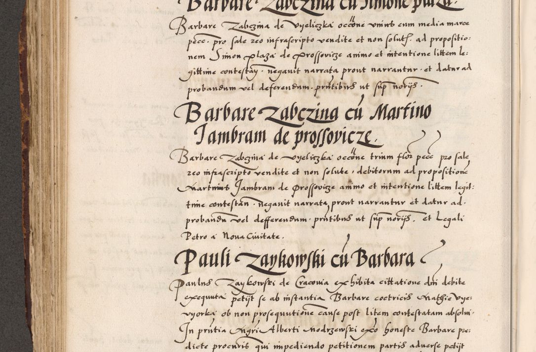 Zdjęcie nr 341 dla obiektu archiwalnego: Acta causarum, obligacionum, sentenciarum tam interlocutoriarum quam diffinitivarum constitutionumque coram reverendo patre domino Petro Porembski canonico et officiali generali Cracoviensi de anno Domini millesimo quingentesimo quadragesimo nono, cuius indictio septima, pontificatus sanctissimi in Christo patris et domini nostri domini Pauli divina providencia tercii, anno ipsius nacionis Pauli pape terciii die tercia mensis Novembris inchoatur