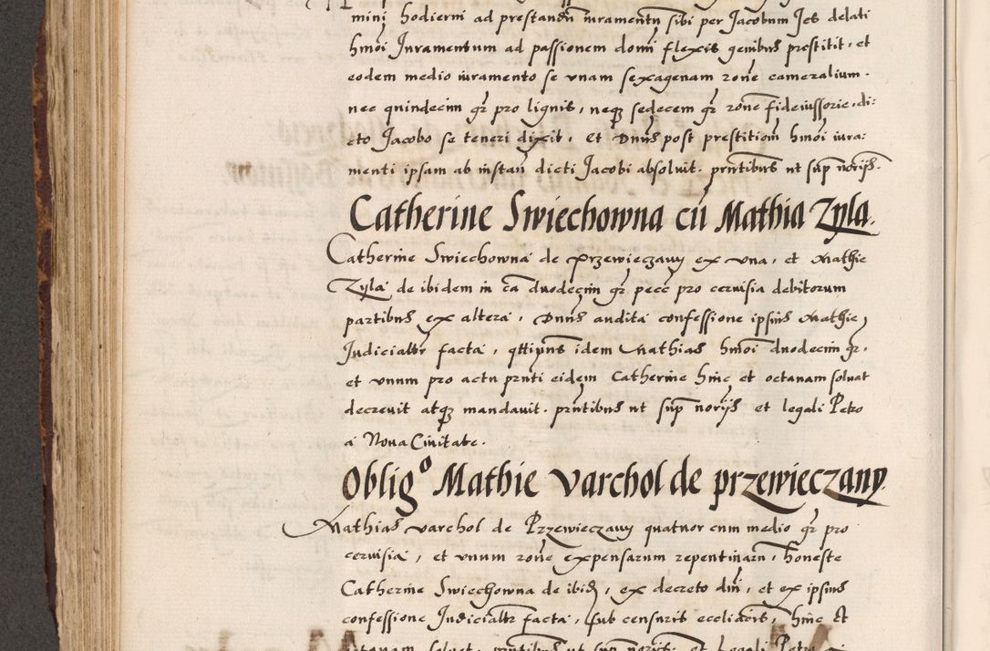 Zdjęcie nr 344 dla obiektu archiwalnego: Acta causarum, obligacionum, sentenciarum tam interlocutoriarum quam diffinitivarum constitutionumque coram reverendo patre domino Petro Porembski canonico et officiali generali Cracoviensi de anno Domini millesimo quingentesimo quadragesimo nono, cuius indictio septima, pontificatus sanctissimi in Christo patris et domini nostri domini Pauli divina providencia tercii, anno ipsius nacionis Pauli pape terciii die tercia mensis Novembris inchoatur