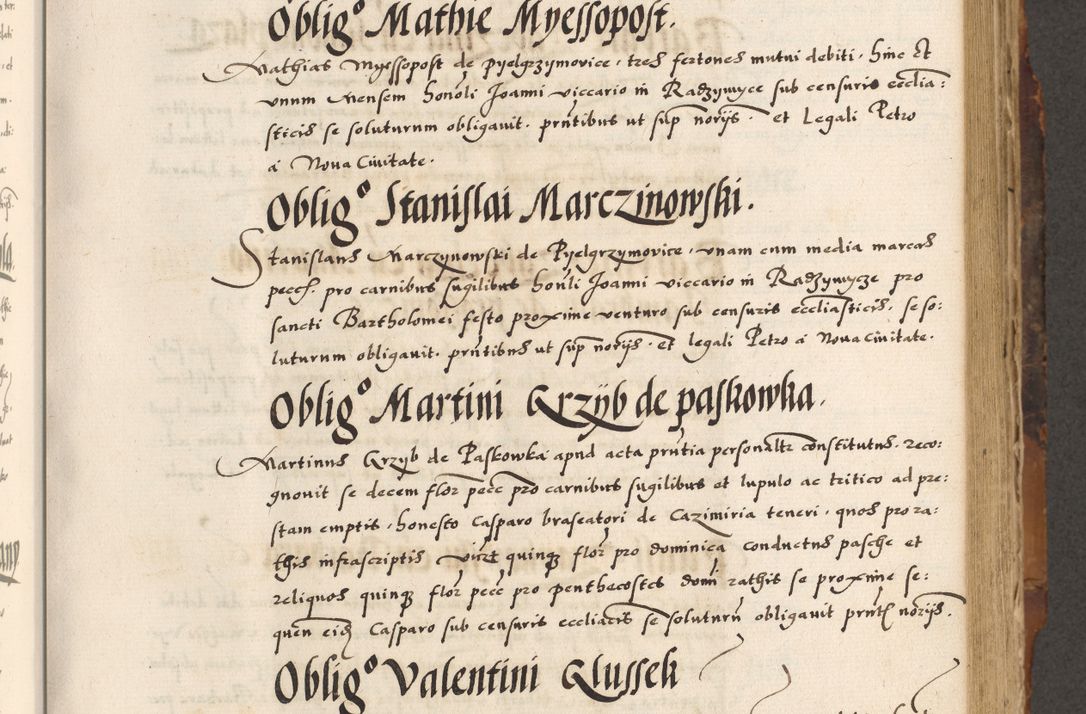 Zdjęcie nr 343 dla obiektu archiwalnego: Acta causarum, obligacionum, sentenciarum tam interlocutoriarum quam diffinitivarum constitutionumque coram reverendo patre domino Petro Porembski canonico et officiali generali Cracoviensi de anno Domini millesimo quingentesimo quadragesimo nono, cuius indictio septima, pontificatus sanctissimi in Christo patris et domini nostri domini Pauli divina providencia tercii, anno ipsius nacionis Pauli pape terciii die tercia mensis Novembris inchoatur