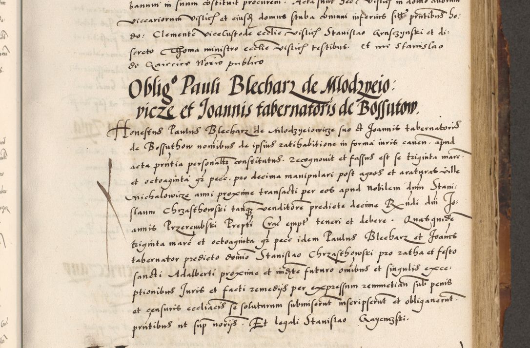 Zdjęcie nr 345 dla obiektu archiwalnego: Acta causarum, obligacionum, sentenciarum tam interlocutoriarum quam diffinitivarum constitutionumque coram reverendo patre domino Petro Porembski canonico et officiali generali Cracoviensi de anno Domini millesimo quingentesimo quadragesimo nono, cuius indictio septima, pontificatus sanctissimi in Christo patris et domini nostri domini Pauli divina providencia tercii, anno ipsius nacionis Pauli pape terciii die tercia mensis Novembris inchoatur