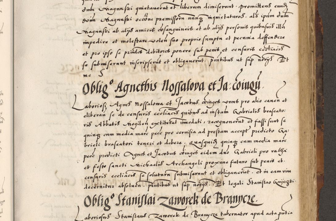 Zdjęcie nr 347 dla obiektu archiwalnego: Acta causarum, obligacionum, sentenciarum tam interlocutoriarum quam diffinitivarum constitutionumque coram reverendo patre domino Petro Porembski canonico et officiali generali Cracoviensi de anno Domini millesimo quingentesimo quadragesimo nono, cuius indictio septima, pontificatus sanctissimi in Christo patris et domini nostri domini Pauli divina providencia tercii, anno ipsius nacionis Pauli pape terciii die tercia mensis Novembris inchoatur