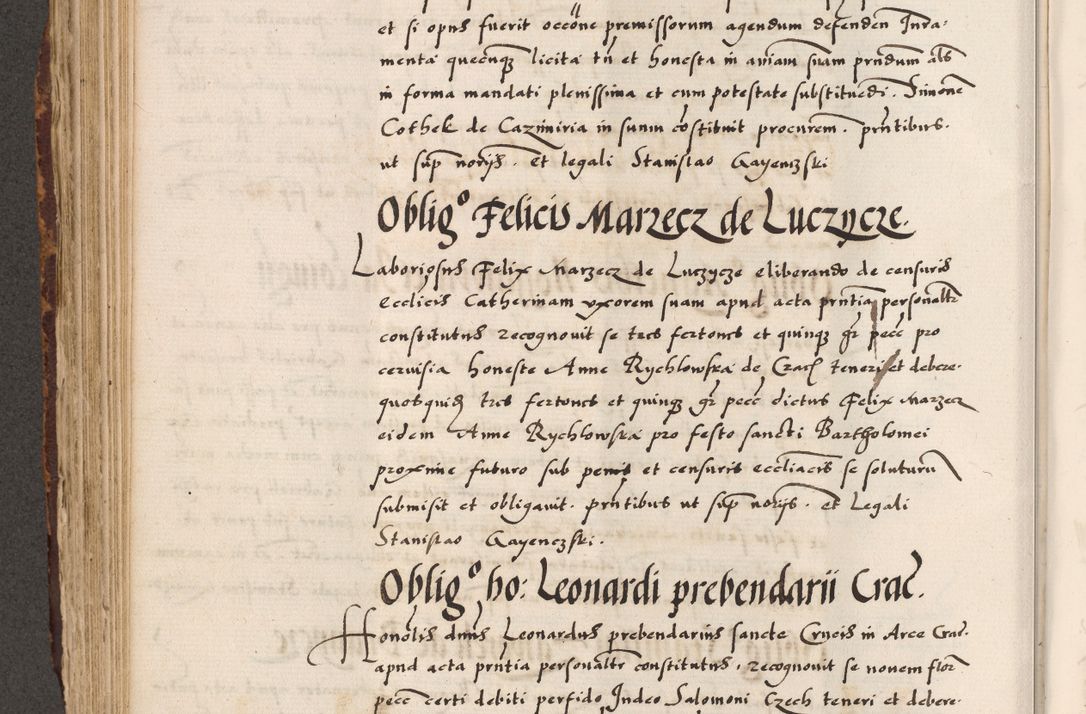 Zdjęcie nr 346 dla obiektu archiwalnego: Acta causarum, obligacionum, sentenciarum tam interlocutoriarum quam diffinitivarum constitutionumque coram reverendo patre domino Petro Porembski canonico et officiali generali Cracoviensi de anno Domini millesimo quingentesimo quadragesimo nono, cuius indictio septima, pontificatus sanctissimi in Christo patris et domini nostri domini Pauli divina providencia tercii, anno ipsius nacionis Pauli pape terciii die tercia mensis Novembris inchoatur