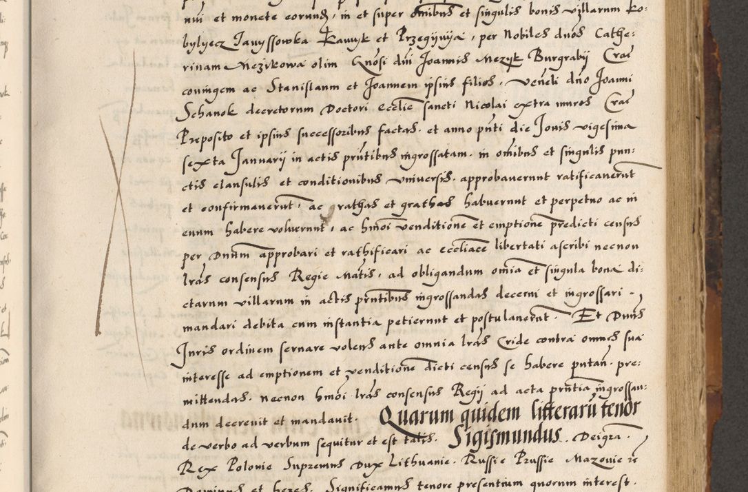 Zdjęcie nr 351 dla obiektu archiwalnego: Acta causarum, obligacionum, sentenciarum tam interlocutoriarum quam diffinitivarum constitutionumque coram reverendo patre domino Petro Porembski canonico et officiali generali Cracoviensi de anno Domini millesimo quingentesimo quadragesimo nono, cuius indictio septima, pontificatus sanctissimi in Christo patris et domini nostri domini Pauli divina providencia tercii, anno ipsius nacionis Pauli pape terciii die tercia mensis Novembris inchoatur