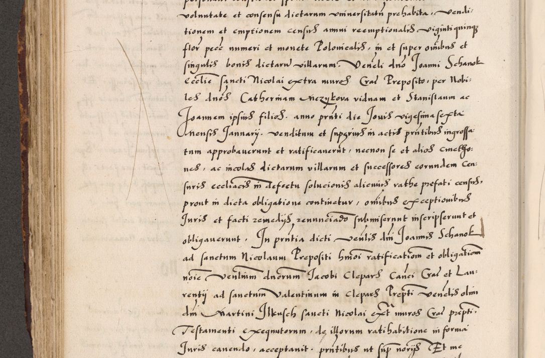 Zdjęcie nr 352 dla obiektu archiwalnego: Acta causarum, obligacionum, sentenciarum tam interlocutoriarum quam diffinitivarum constitutionumque coram reverendo patre domino Petro Porembski canonico et officiali generali Cracoviensi de anno Domini millesimo quingentesimo quadragesimo nono, cuius indictio septima, pontificatus sanctissimi in Christo patris et domini nostri domini Pauli divina providencia tercii, anno ipsius nacionis Pauli pape terciii die tercia mensis Novembris inchoatur