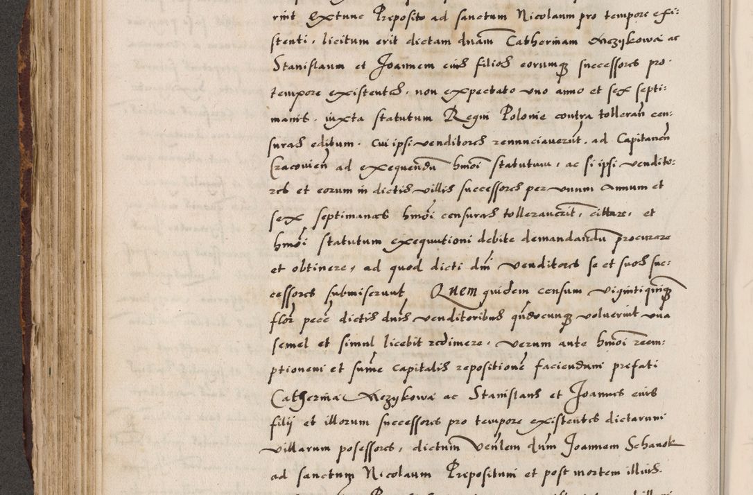Zdjęcie nr 358 dla obiektu archiwalnego: Acta causarum, obligacionum, sentenciarum tam interlocutoriarum quam diffinitivarum constitutionumque coram reverendo patre domino Petro Porembski canonico et officiali generali Cracoviensi de anno Domini millesimo quingentesimo quadragesimo nono, cuius indictio septima, pontificatus sanctissimi in Christo patris et domini nostri domini Pauli divina providencia tercii, anno ipsius nacionis Pauli pape terciii die tercia mensis Novembris inchoatur
