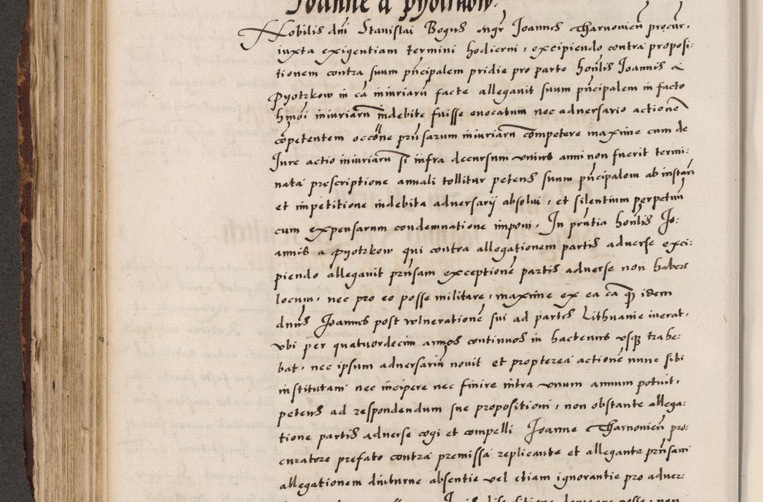 Zdjęcie nr 364 dla obiektu archiwalnego: Acta causarum, obligacionum, sentenciarum tam interlocutoriarum quam diffinitivarum constitutionumque coram reverendo patre domino Petro Porembski canonico et officiali generali Cracoviensi de anno Domini millesimo quingentesimo quadragesimo nono, cuius indictio septima, pontificatus sanctissimi in Christo patris et domini nostri domini Pauli divina providencia tercii, anno ipsius nacionis Pauli pape terciii die tercia mensis Novembris inchoatur