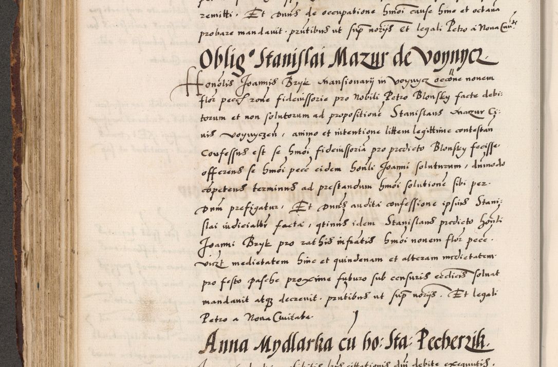 Zdjęcie nr 365 dla obiektu archiwalnego: Acta causarum, obligacionum, sentenciarum tam interlocutoriarum quam diffinitivarum constitutionumque coram reverendo patre domino Petro Porembski canonico et officiali generali Cracoviensi de anno Domini millesimo quingentesimo quadragesimo nono, cuius indictio septima, pontificatus sanctissimi in Christo patris et domini nostri domini Pauli divina providencia tercii, anno ipsius nacionis Pauli pape terciii die tercia mensis Novembris inchoatur