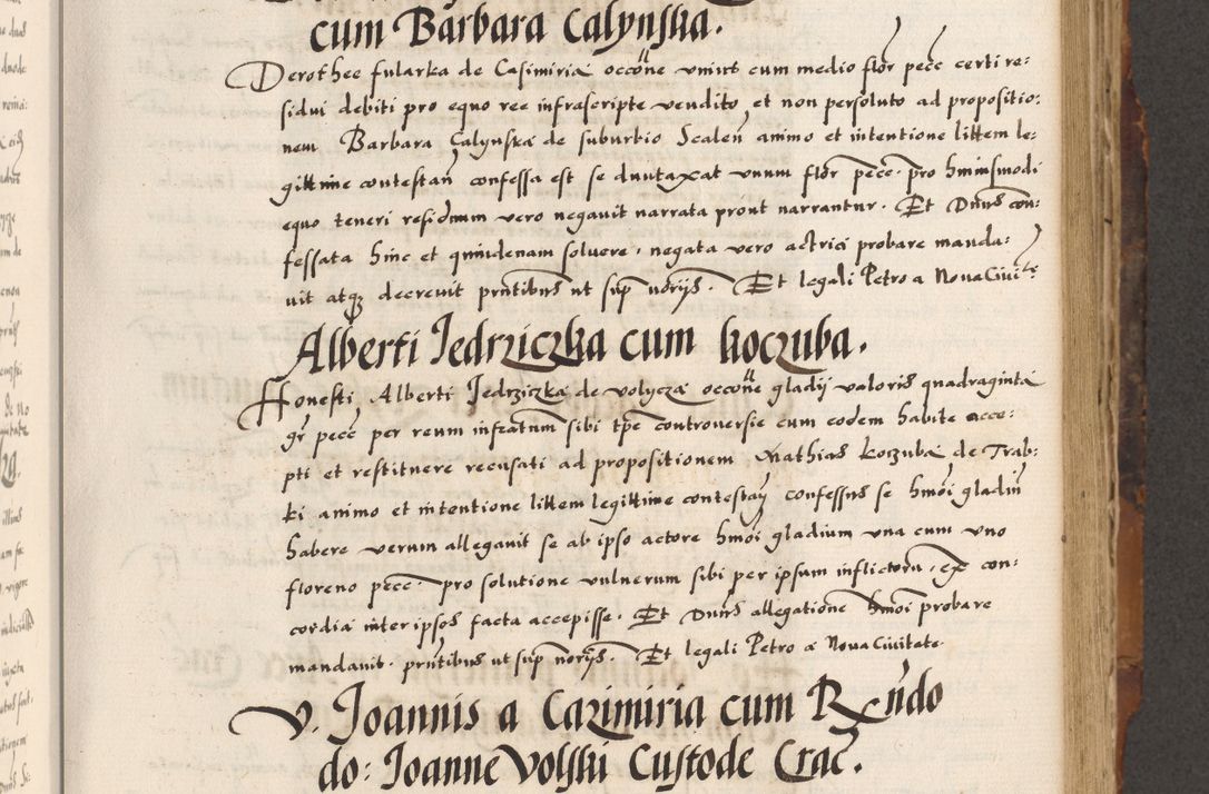Zdjęcie nr 371 dla obiektu archiwalnego: Acta causarum, obligacionum, sentenciarum tam interlocutoriarum quam diffinitivarum constitutionumque coram reverendo patre domino Petro Porembski canonico et officiali generali Cracoviensi de anno Domini millesimo quingentesimo quadragesimo nono, cuius indictio septima, pontificatus sanctissimi in Christo patris et domini nostri domini Pauli divina providencia tercii, anno ipsius nacionis Pauli pape terciii die tercia mensis Novembris inchoatur