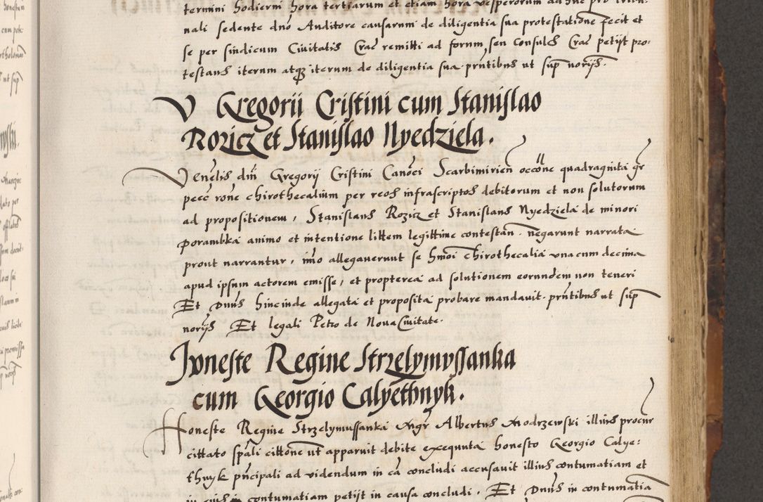 Zdjęcie nr 375 dla obiektu archiwalnego: Acta causarum, obligacionum, sentenciarum tam interlocutoriarum quam diffinitivarum constitutionumque coram reverendo patre domino Petro Porembski canonico et officiali generali Cracoviensi de anno Domini millesimo quingentesimo quadragesimo nono, cuius indictio septima, pontificatus sanctissimi in Christo patris et domini nostri domini Pauli divina providencia tercii, anno ipsius nacionis Pauli pape terciii die tercia mensis Novembris inchoatur