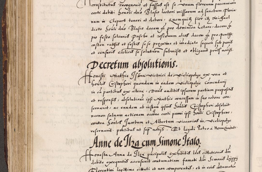 Zdjęcie nr 377 dla obiektu archiwalnego: Acta causarum, obligacionum, sentenciarum tam interlocutoriarum quam diffinitivarum constitutionumque coram reverendo patre domino Petro Porembski canonico et officiali generali Cracoviensi de anno Domini millesimo quingentesimo quadragesimo nono, cuius indictio septima, pontificatus sanctissimi in Christo patris et domini nostri domini Pauli divina providencia tercii, anno ipsius nacionis Pauli pape terciii die tercia mensis Novembris inchoatur