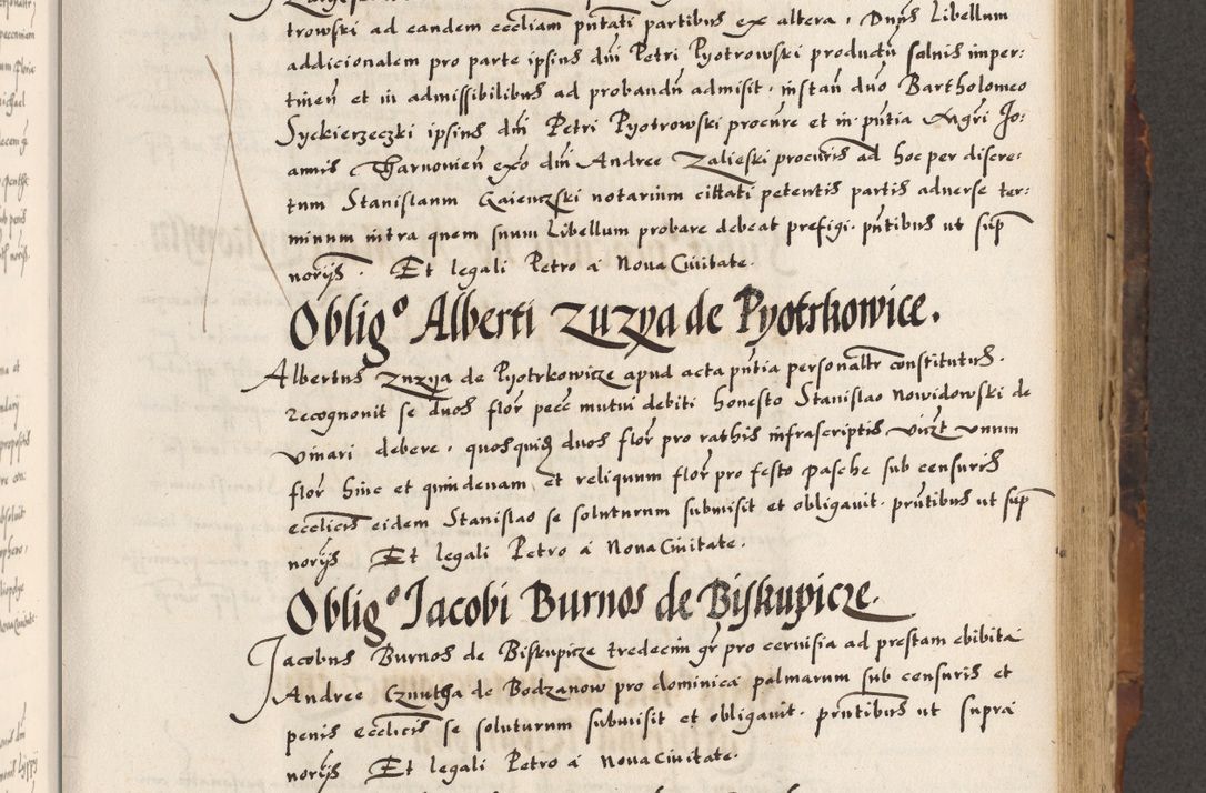 Zdjęcie nr 378 dla obiektu archiwalnego: Acta causarum, obligacionum, sentenciarum tam interlocutoriarum quam diffinitivarum constitutionumque coram reverendo patre domino Petro Porembski canonico et officiali generali Cracoviensi de anno Domini millesimo quingentesimo quadragesimo nono, cuius indictio septima, pontificatus sanctissimi in Christo patris et domini nostri domini Pauli divina providencia tercii, anno ipsius nacionis Pauli pape terciii die tercia mensis Novembris inchoatur