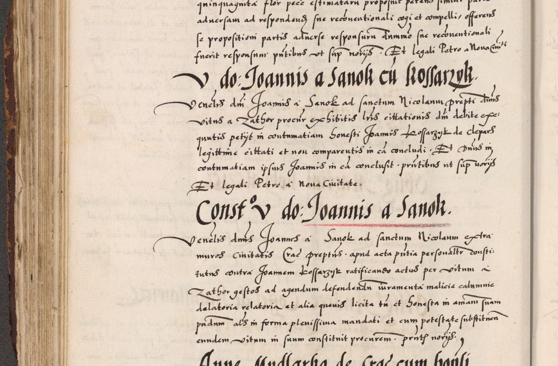 Zdjęcie nr 382 dla obiektu archiwalnego: Acta causarum, obligacionum, sentenciarum tam interlocutoriarum quam diffinitivarum constitutionumque coram reverendo patre domino Petro Porembski canonico et officiali generali Cracoviensi de anno Domini millesimo quingentesimo quadragesimo nono, cuius indictio septima, pontificatus sanctissimi in Christo patris et domini nostri domini Pauli divina providencia tercii, anno ipsius nacionis Pauli pape terciii die tercia mensis Novembris inchoatur