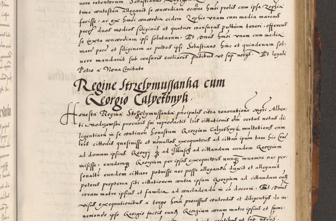 Zdjęcie nr 384 dla obiektu archiwalnego: Acta causarum, obligacionum, sentenciarum tam interlocutoriarum quam diffinitivarum constitutionumque coram reverendo patre domino Petro Porembski canonico et officiali generali Cracoviensi de anno Domini millesimo quingentesimo quadragesimo nono, cuius indictio septima, pontificatus sanctissimi in Christo patris et domini nostri domini Pauli divina providencia tercii, anno ipsius nacionis Pauli pape terciii die tercia mensis Novembris inchoatur