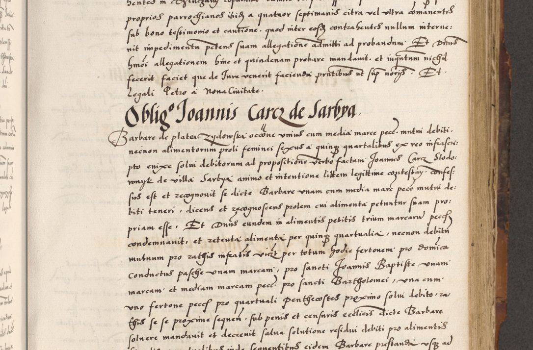 Zdjęcie nr 391 dla obiektu archiwalnego: Acta causarum, obligacionum, sentenciarum tam interlocutoriarum quam diffinitivarum constitutionumque coram reverendo patre domino Petro Porembski canonico et officiali generali Cracoviensi de anno Domini millesimo quingentesimo quadragesimo nono, cuius indictio septima, pontificatus sanctissimi in Christo patris et domini nostri domini Pauli divina providencia tercii, anno ipsius nacionis Pauli pape terciii die tercia mensis Novembris inchoatur