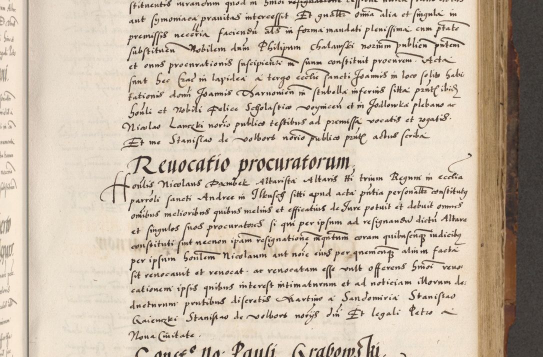Zdjęcie nr 393 dla obiektu archiwalnego: Acta causarum, obligacionum, sentenciarum tam interlocutoriarum quam diffinitivarum constitutionumque coram reverendo patre domino Petro Porembski canonico et officiali generali Cracoviensi de anno Domini millesimo quingentesimo quadragesimo nono, cuius indictio septima, pontificatus sanctissimi in Christo patris et domini nostri domini Pauli divina providencia tercii, anno ipsius nacionis Pauli pape terciii die tercia mensis Novembris inchoatur