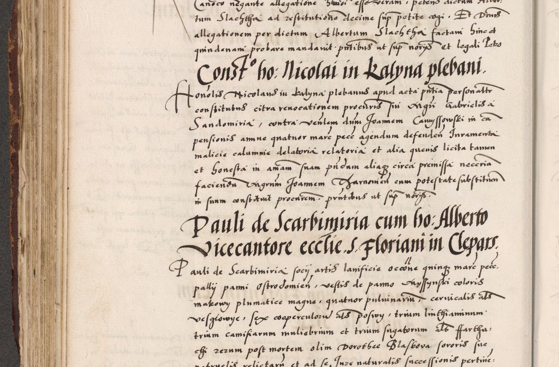 Zdjęcie nr 394 dla obiektu archiwalnego: Acta causarum, obligacionum, sentenciarum tam interlocutoriarum quam diffinitivarum constitutionumque coram reverendo patre domino Petro Porembski canonico et officiali generali Cracoviensi de anno Domini millesimo quingentesimo quadragesimo nono, cuius indictio septima, pontificatus sanctissimi in Christo patris et domini nostri domini Pauli divina providencia tercii, anno ipsius nacionis Pauli pape terciii die tercia mensis Novembris inchoatur